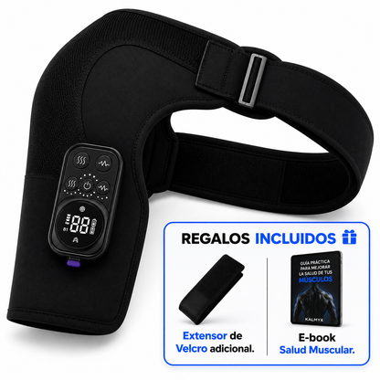 Masajeador de Hombros Inalámbrico con Calor y Vibración
