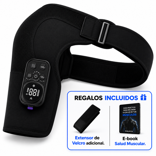 Masajeador de Hombros Inalámbrico con Calor y Vibración