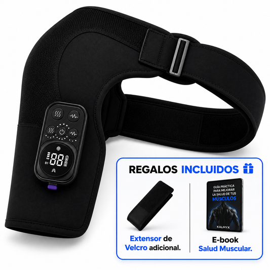 Masajeador de Hombros Inalámbrico con Calor y Vibración