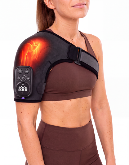 Masajeador de Hombros Inalámbrico con Calor y Vibración